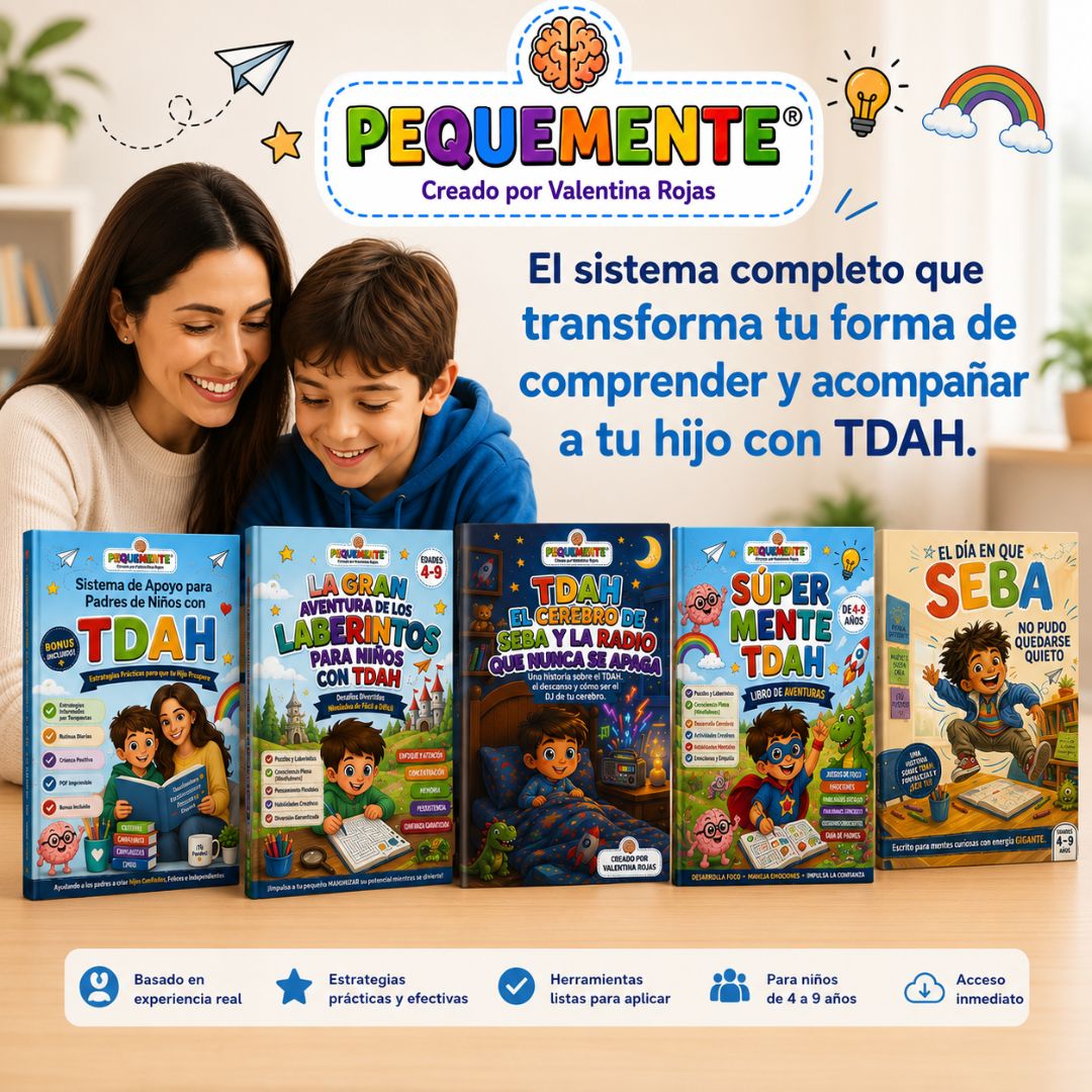 PequeMente bundle: libros, planner y bonus PDFs